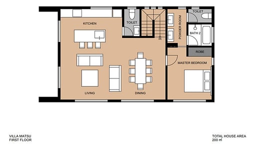 Villa Matsu Floor plan