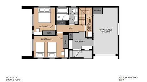Villa Matsu Floor plan