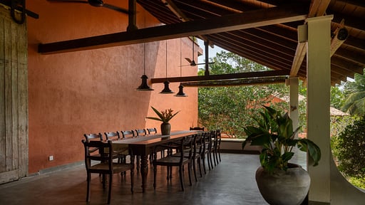 Villa Mimosa Hill Dining area