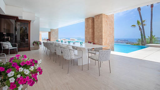 Villa Mirage Ibiza Dining area