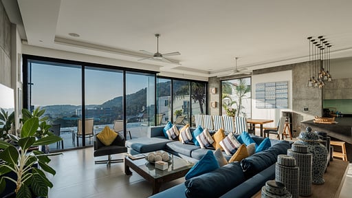 Villa Momo Woonkamer