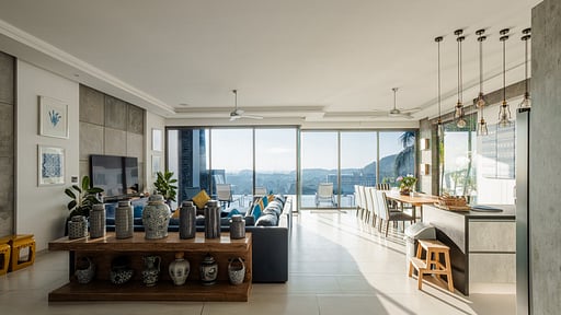 Villa Momo Woonkamer