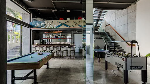 Villa Momo Media kamer