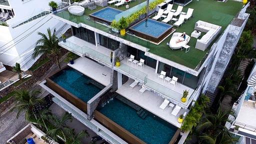 Villa Momo Drone foto's