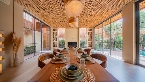 Villa Navaho Dining area