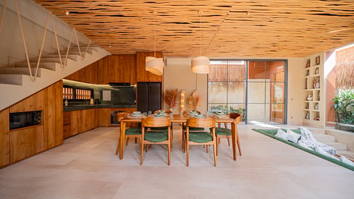 Villa Navaho Dining area