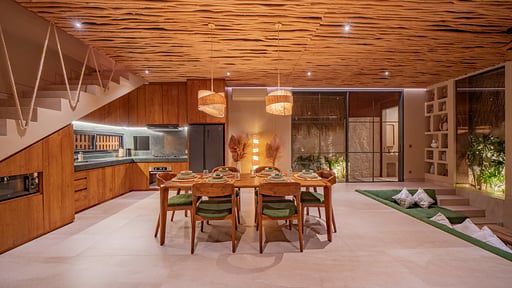 Villa Navaho Dining area
