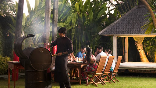 NicoNico Mansion BBQ equipment