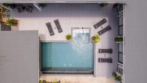 Villa Nuvana Drone foto's