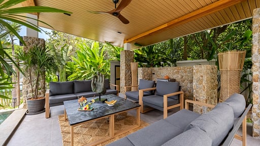 Villa Nuvana Terras/Veranda