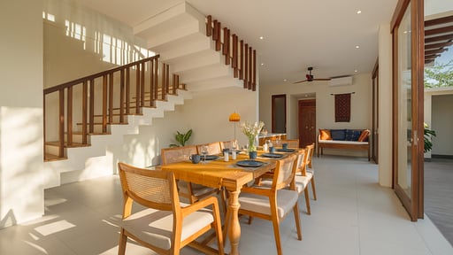 Villa Omah Bumbak Dining area