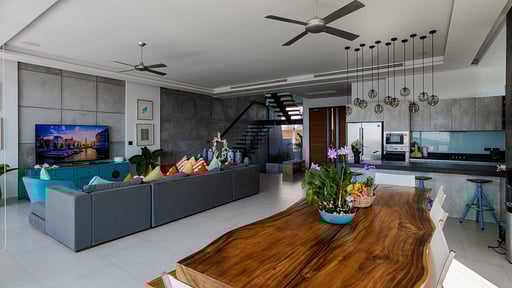 Villa Omari Dining area