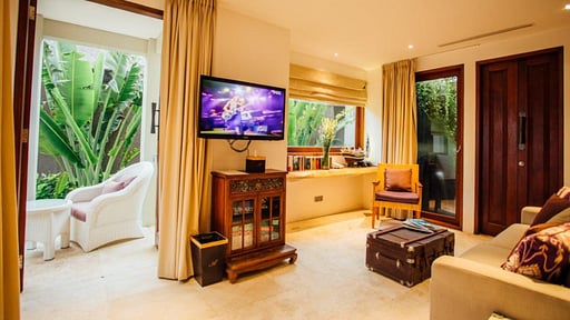 Villa Puri Saanti Media room