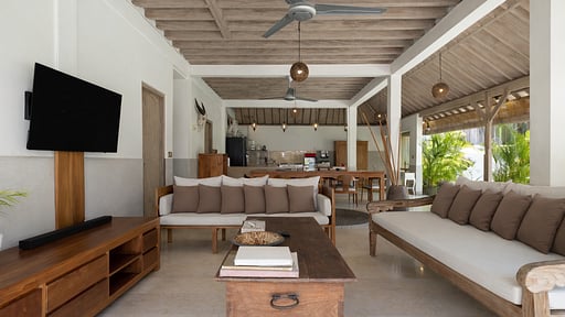 Villa Rabu Woonkamer