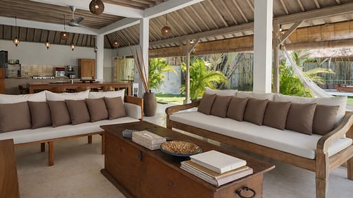 Villa Rabu Woonkamer