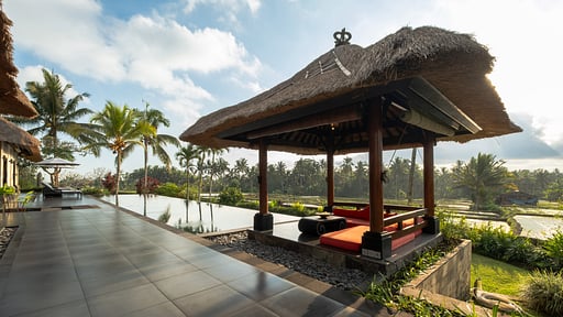 Villa Rumah Lotus Kolam renang
