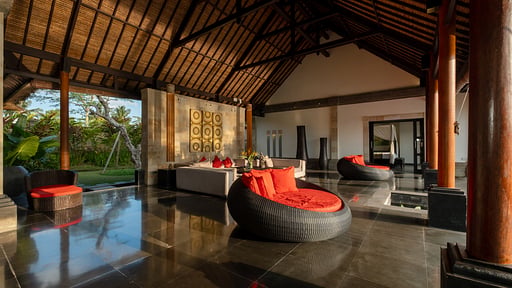 Villa Rumah Lotus Ruang tamu