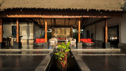 Villa Rumah Lotus Ruang tamu
