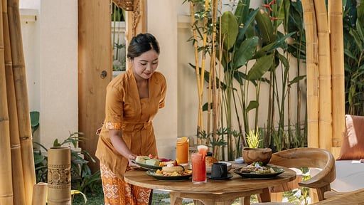 Villa Seriska Ubud Salle à manger