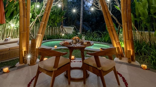Villa Seriska Ubud Salle à manger