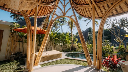 Villa Seriska Ubud Terrasse