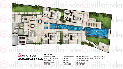 Suluban Cliff Villa Floor plan