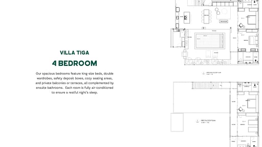 Villa Tiga The Urban Retreat Floor plan