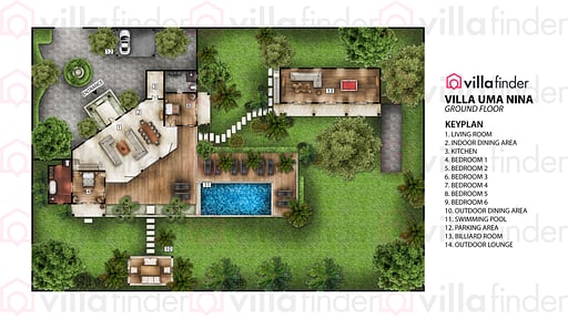 Villa Uma Nina Grundriss