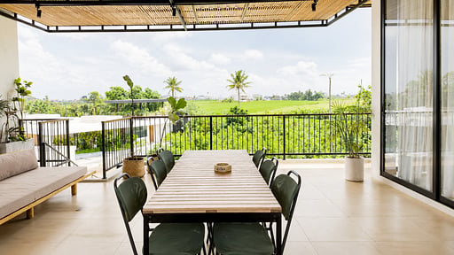 Villa Umah Jeng Alessia Dining area