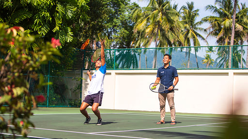 Villa Waimarie Pista de tenis