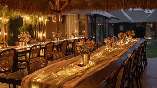 Wildflower Estate Dining area