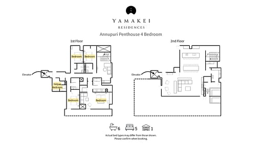 Yamakei Annupuri Penthouse Four Bedroom Plan