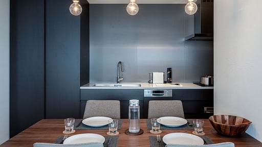 Yotei Dream One Two Bedroom Apartment Dining area