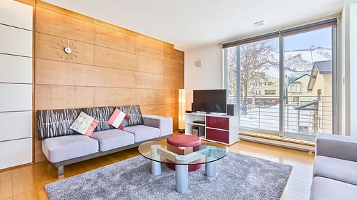 Youtei Tracks Two Bedroom Condo Living room