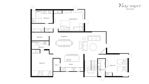 Yuki Drift Chalet Floor plan
