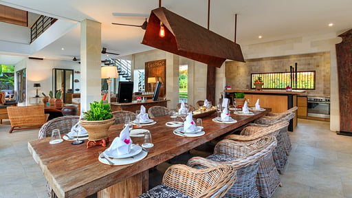 Abaca Villas Dining area 2
