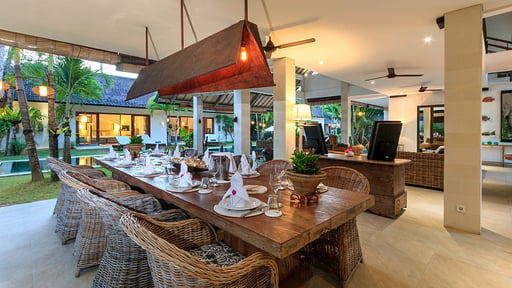 Abaca Villas Dining area 2