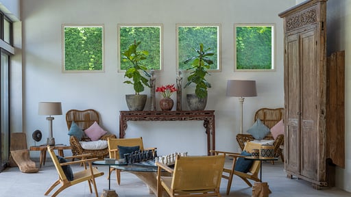 Abaca Villas Living room 1