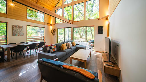 Aerial Chalet Salle à manger