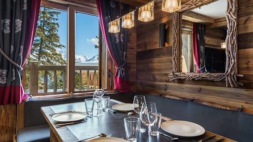 Chalet Ajacour Salle à manger