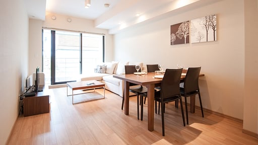 Akazora Premium One Bedroom Apartment Living room