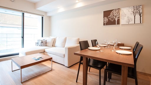 Akazora Premium One Bedroom Apartment Living room