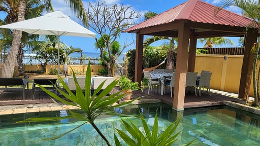 Beachfront Villa Mauritius Schwimmbad
