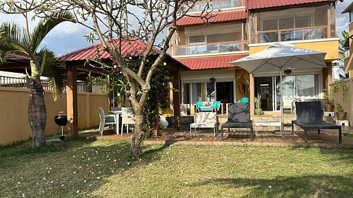Beachfront Villa Mauritius Garten