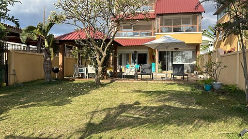 Beachfront Villa Mauritius Garten