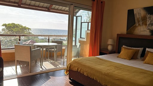 Beachfront Villa Mauritius Schlafzimmer 1