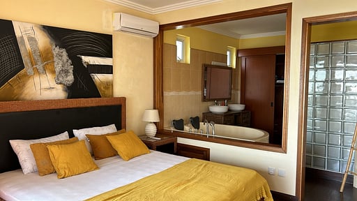 Beachfront Villa Mauritius Schlafzimmer 1