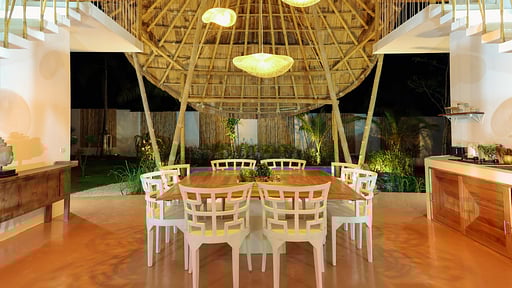 Aloe Ecological Boutique Villas Dining area