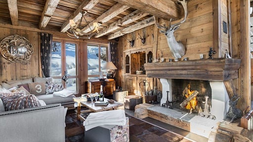 Chalet Alpette Wohnbereich
