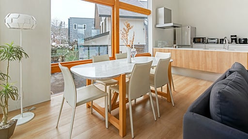 Alpinarc Two Bedroom Chalet Dining area